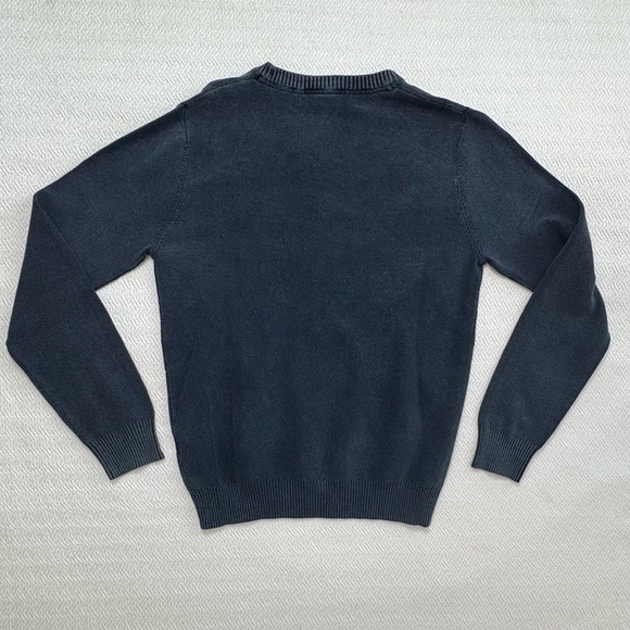 NWT Men’s KAPPA Archibald Lightweight Crewneck Sweater in Blue Navy, Size S - Picture 3 of 11